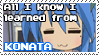 everything I know I learned from konata